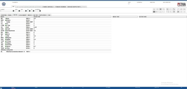 PETKA 8.3 Volkswagen 1519 09.2023 Spare Parts Catalog 5