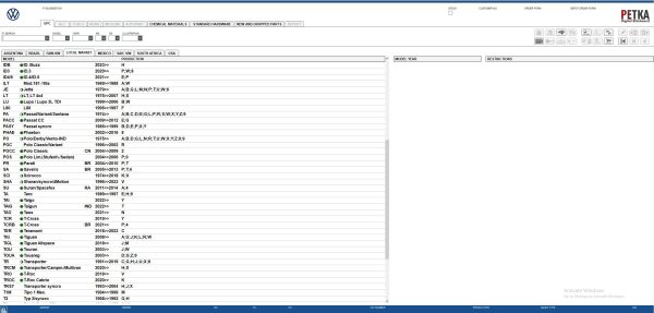 PETKA 8.3 Volkswagen 1519 09.2023 Spare Parts Catalog 7