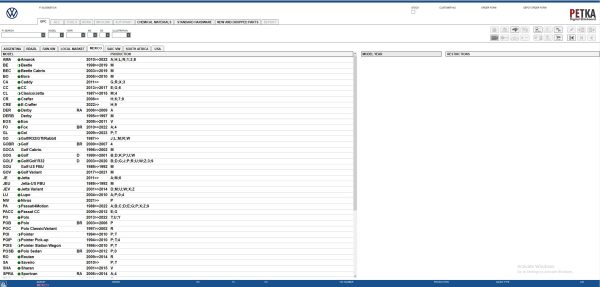 PETKA 8.3 Volkswagen 1519 09.2023 Spare Parts Catalog 9