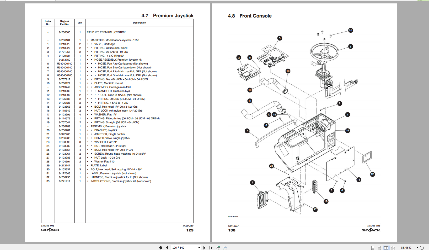 Skyjack NA 4.93GB PDF Operating Parts Service Manuals