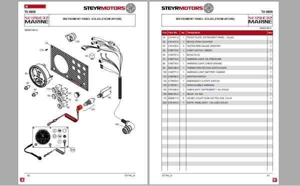 Steyr Motors Marine Diesel Engine Spare Parts Catalogue 2023 5