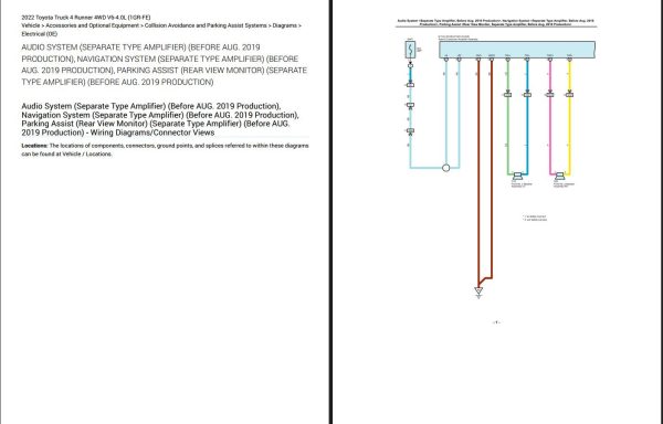 Toyota 4 Runner 2022 Electrical Wiring Diagrams 1