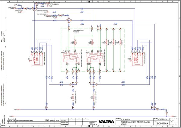 Valtra AutoControl System AC36.31 Electrical Diagram 1