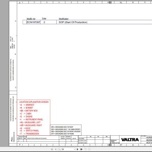 Valtra AutoControl System AC37.3 Electrical Diagram