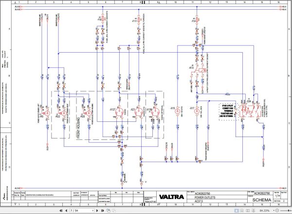 Valtra AutoControl System AC37.5 Electrical Diagram 1