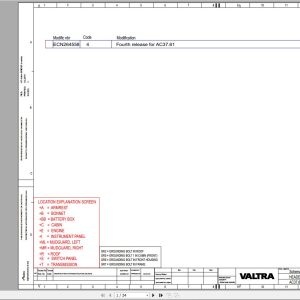 Valtra AutoControl System AC37.61 Electrical Diagram