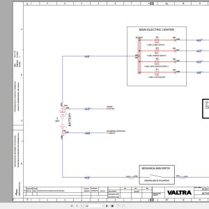 Valtra AutoControl System AC54.5 Wiring Diagram