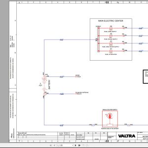 Valtra AutoControl System AC71.5 Wiring Diagram