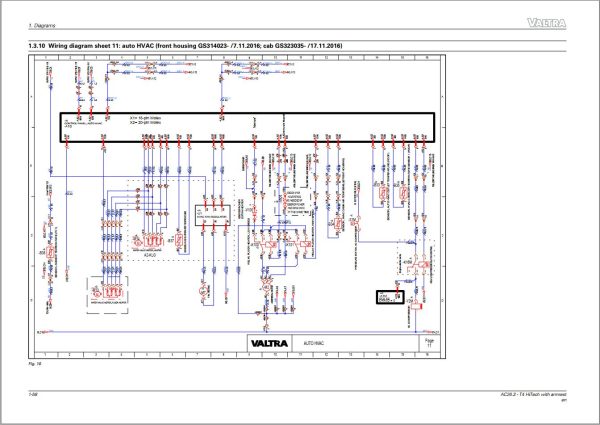 Valtra AutoControl System T4 HiTech Electrical Diagram AC26.3 1