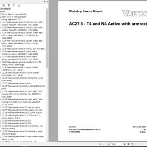 Valtra AutoControl System T4 N4 Active Electrical Diagram AC27.5