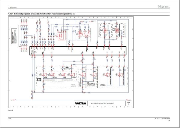 Valtra AutoControl System T4 N4 Direct Electrical Diagram AC24.5 PL 1