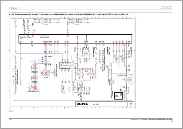 Valtra AutoControl System T4 N4 HiTech Electrical Diagram AC26.51 PL 2