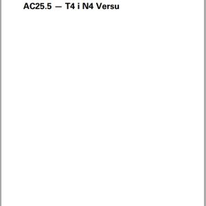Valtra AutoControl System T4 N4 Versu Electrical Diagram AC25.5 PL 1