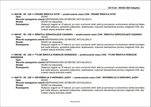 Valtra Automation Configuration AC15.22 Service Code Manual PL 1