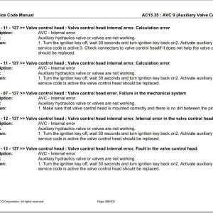 Valtra Automation Configuration AC15.35 Service Code Manual 1