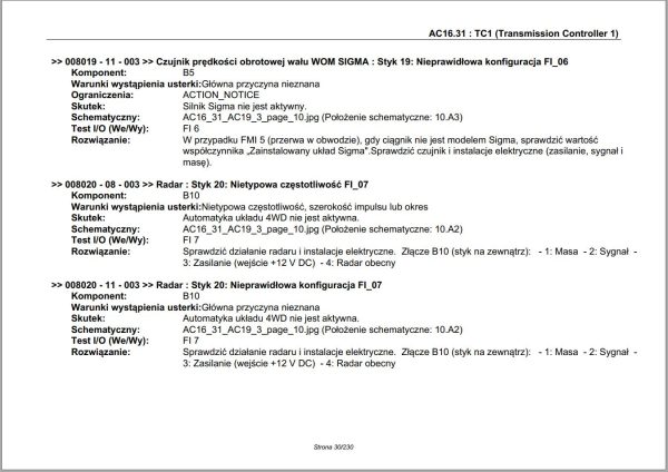 Valtra Automation Configuration AC16.31 Service Code Manual PL 1