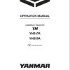 Yanmar Compact Tractor YM347A YM359A Operation Manual 0A042 EN0242