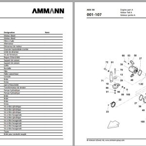 Ammann Machinery 2023 15.7 GB PDF Spare Parts Catalog 4