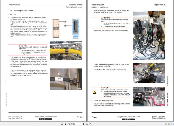 Claas Liebherr Engine D934 A7 04 D936 A7 04 D944 A7 04 D946 A7 04 Repair Manual 2