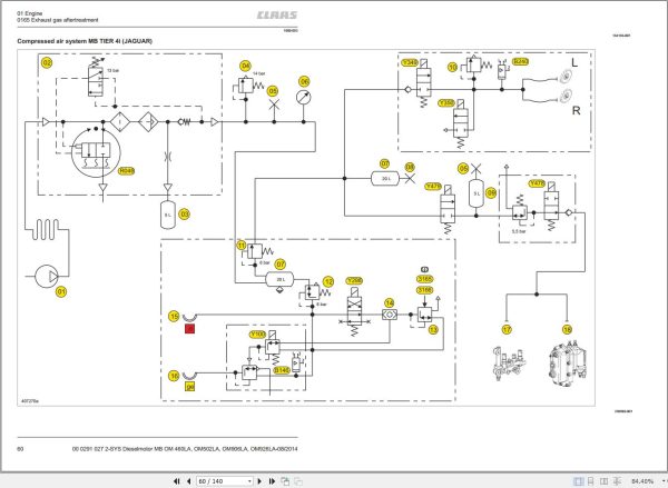 Claas Mercedes Benz Engine OM460LA OM502LA OM906LA OM926LA Technical Systems 00 0291 027 2 1