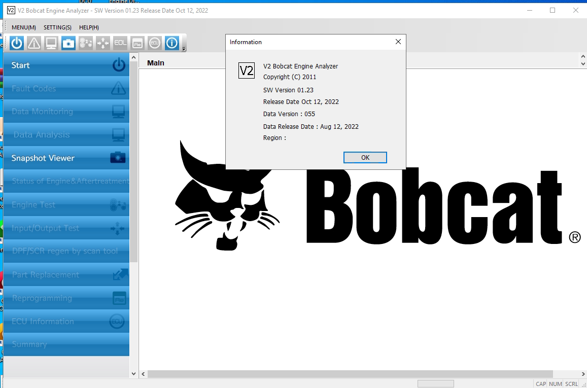 Doosan Diagnostic Tool 2022 v2 bobcat 10.2022
