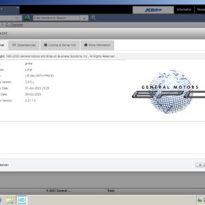 General Motors GMNA EPC 10.2023 Spare Parts Catalog VMWare