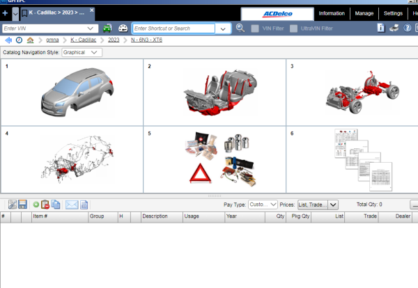 General Motors GMNA EPC 10.2023 Spare Parts Catalog VMWare 4