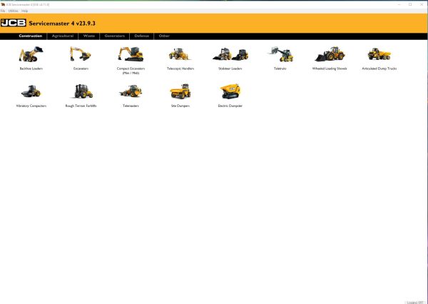 JCB ServiceMaster4 10.2023 V23.9.3 Diagnostic Software 1