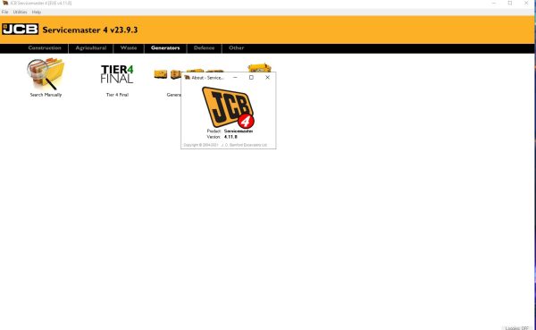 JCB ServiceMaster4 10.2023 V23.9.3 Diagnostic Software 8