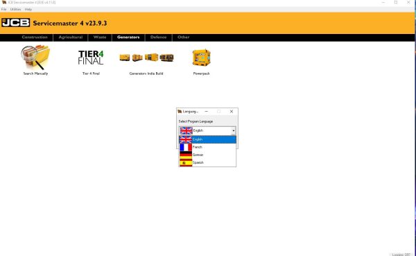 JCB ServiceMaster4 10.2023 V23.9.3 Diagnostic Software 9