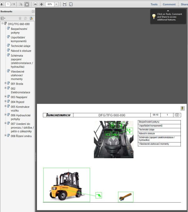 JUNGHEINRICH JETI ForkLift SH v4.37 CZ 06.2023 Service Information 3