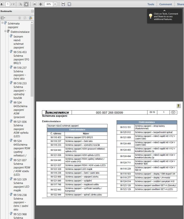 JUNGHEINRICH JETI ForkLift SH v4.37 CZ 06.2023 Service Information 5