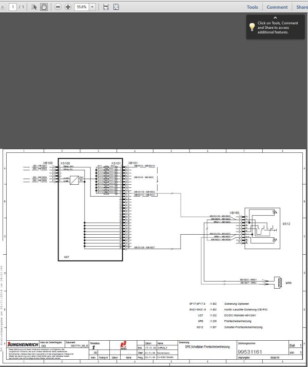JUNGHEINRICH JETI ForkLift SH v4.37 CZ 06.2023 Service Information 6
