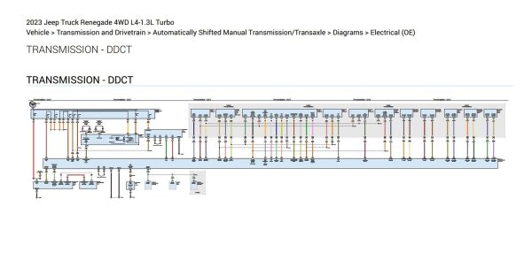 Jeep Renegade 2023 L4 1.3L Turbo Electrical Wiring Diagram 1