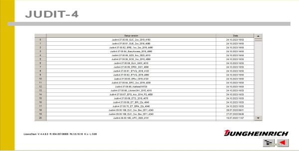 Jungheinrich JETI Judit ForkLift v4.37.005 05.2023 Diagnostic Software 4