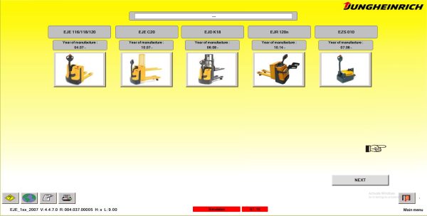 Jungheinrich JETI Judit ForkLift v4.37.005 05.2023 Diagnostic Software 7