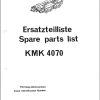 Krupp KMK Crane 2023 Spare Parts Catalog Manual PDF EN DE FR 2