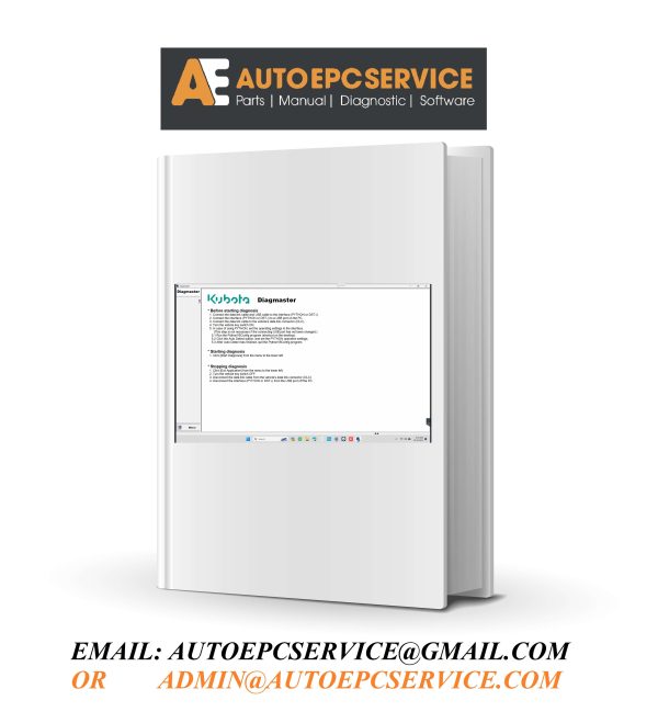 Kubota Diagmaster 22.08.01 2022 level 9 Engineering Remote Installation scaled