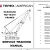 Terex Crane HC80 Shop Manual Electrical Hydraulic Schematic 1