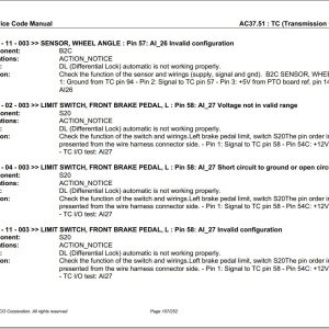 Valtra Automation Configuration AC37.51 Service Code Manual 1