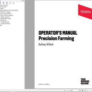 Valtra Precision Farming Active HiTech Operators Manual 39938212
