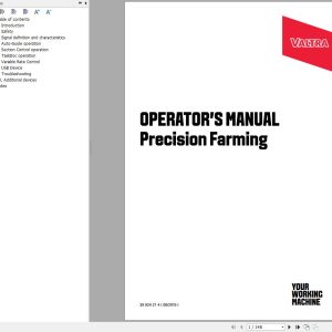 Valtra Precision Farming Operators Manual 39924214