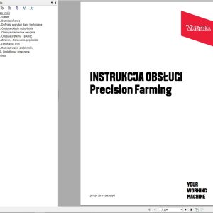 Valtra Precision Farming Operators Manual 39924304 PL
