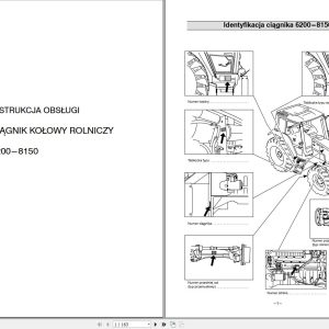 Valtra Tractor 6200 to 8150 Operators Manual PL