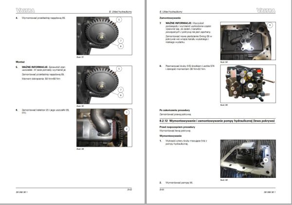 Valtra Tractor A104H1C7 to A134H1C7 Service Manual PL 1