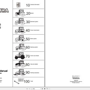 Valtra Tractor A85 A95 Service Manual 39242211