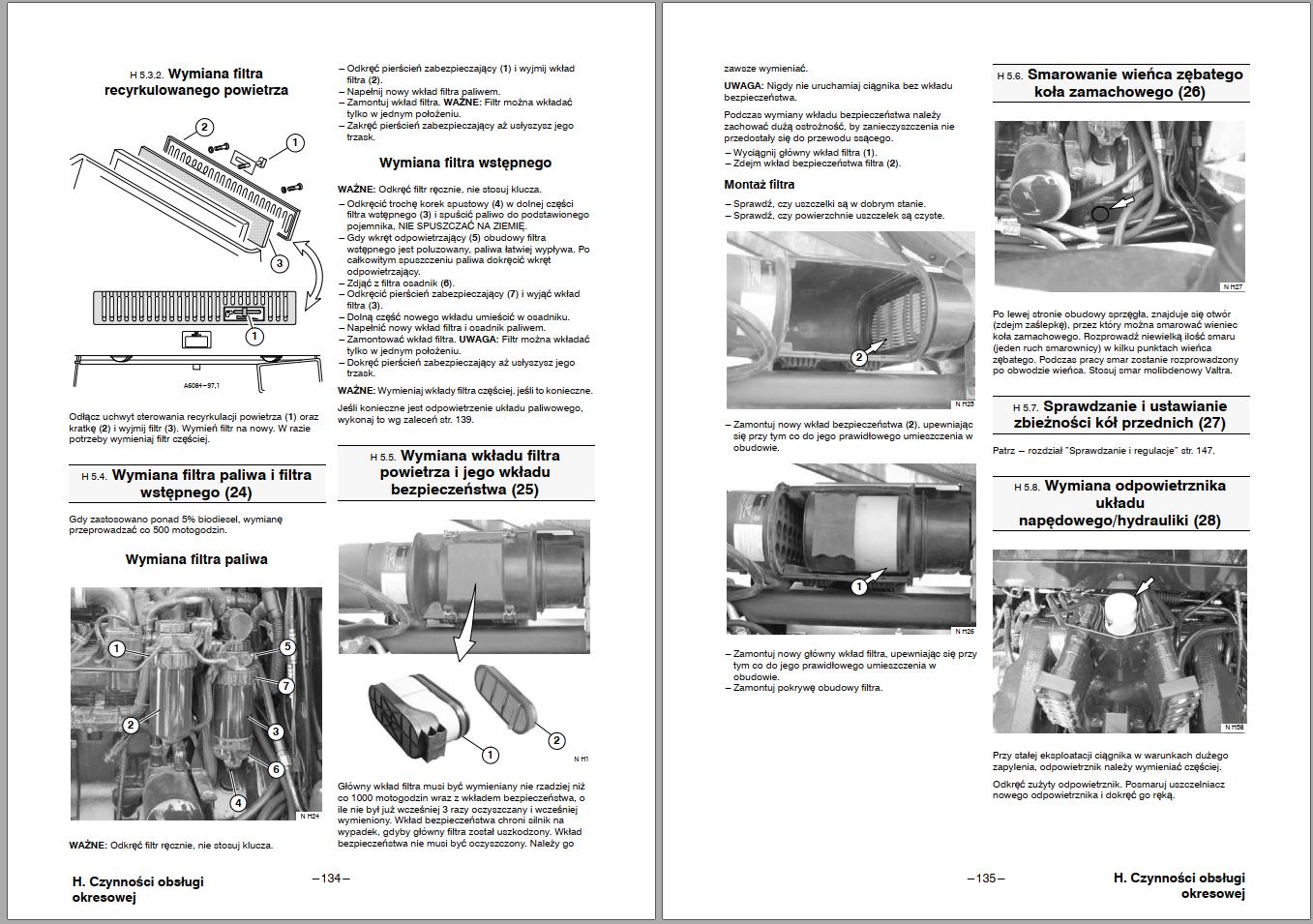 Valtra Tractor N101cCR to N141h Operators Manual 39856302 PL 1