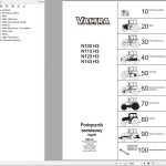Valtra Tractor N103H3 N113H3 N123H3 N143H3 Service Manual PL