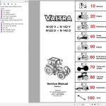 Valtra Tractor N122V to N142V N122D to N142D Service Manual