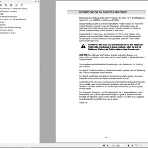 Valtra Tractor N123DX N143DX N163DX Operators Manual 39888252 DE